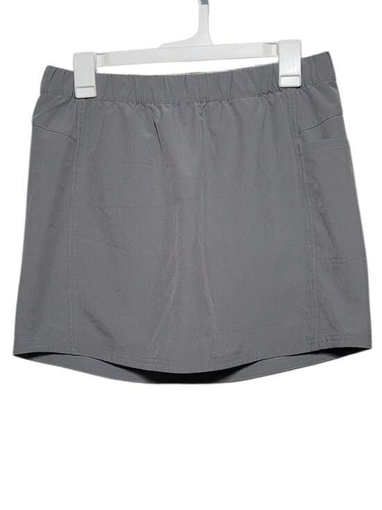 Patagonia Dresses & Skirts - Patagonia Womens Skirt Skort Happy Hike Gray Active Hiking Medium Quiet Luxury